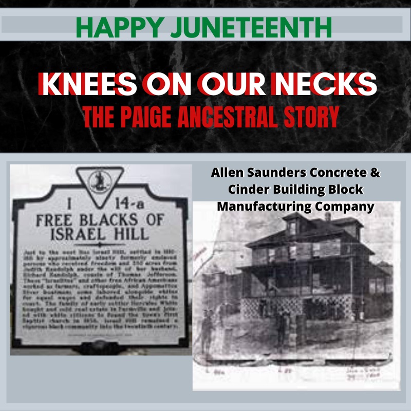 Take Your Knee Off Our Necks: A Paige Ancestral Story